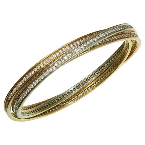 cartier trinity bracelet diamond